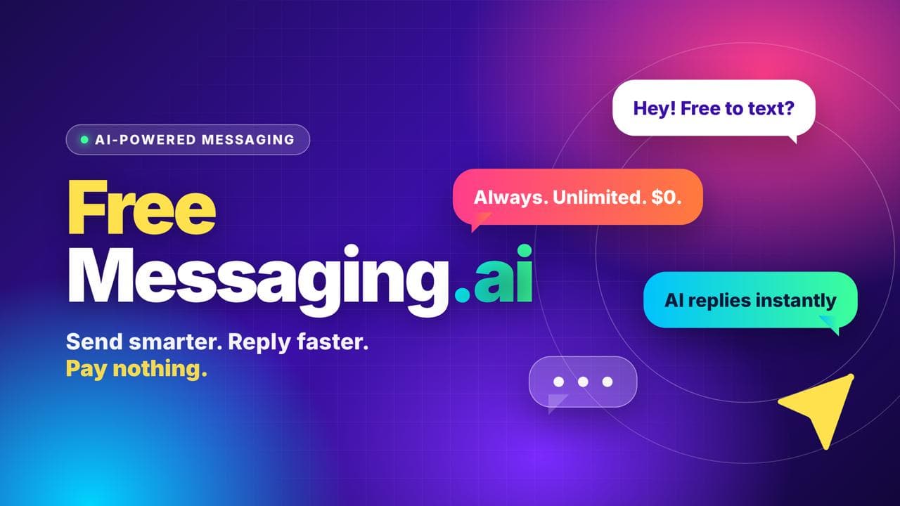 FreeMessaging.ai promo graphic